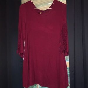 Super flowy tee shirt dress